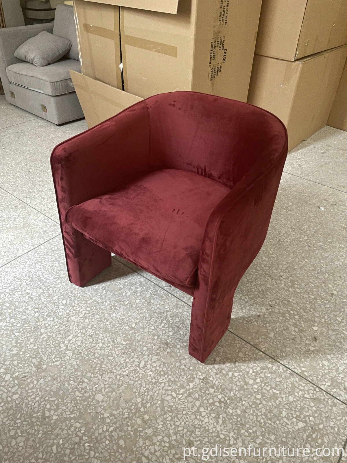 Elegant European Upholstery Vladimir Kagan Chair